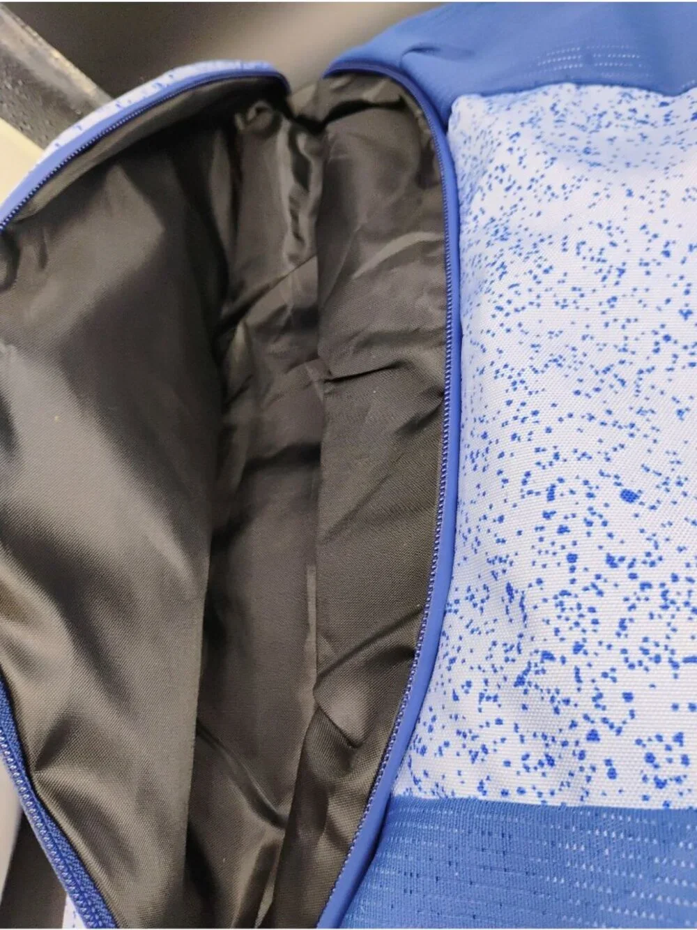 Overtime Blue Speckled Sport Cinch Bag Adjustable Straps NEW